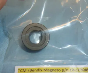 TCM / BENDIX MAGNETO BRUSHING - SHOULDERED MACHINED p/n 10-163049 AVIATION
